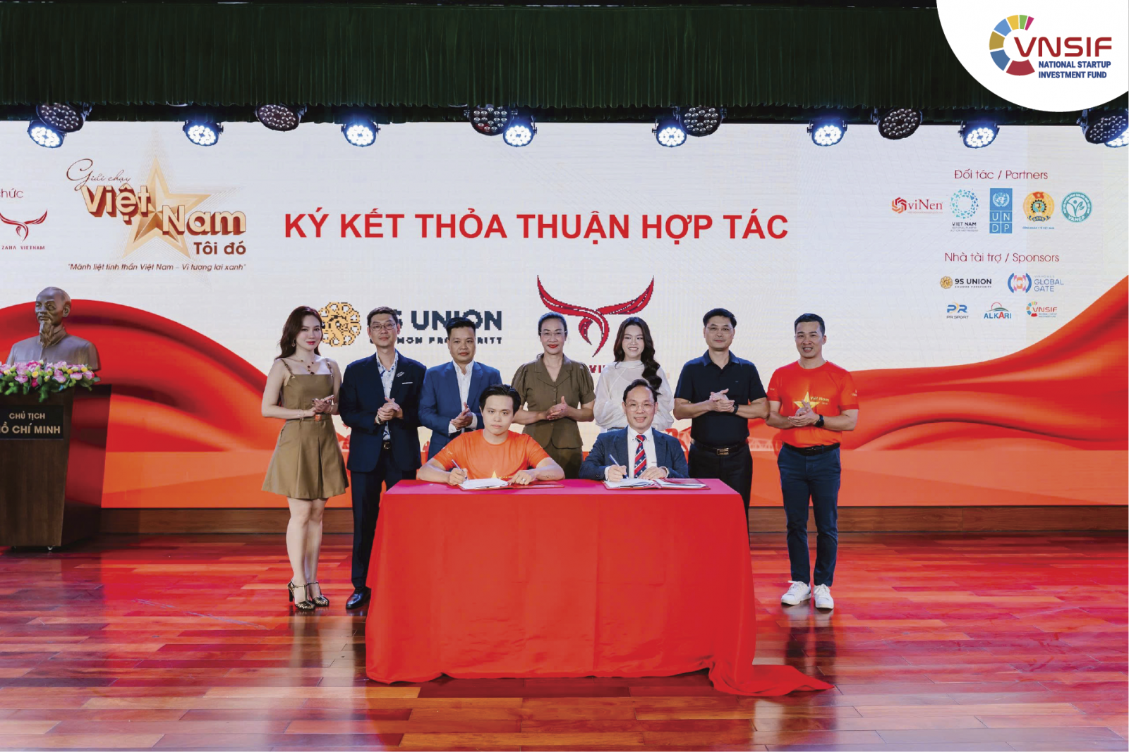 vnsif tham gia ky ket hop tac tai tro giai chay viet nam toi do my viet nam 2025